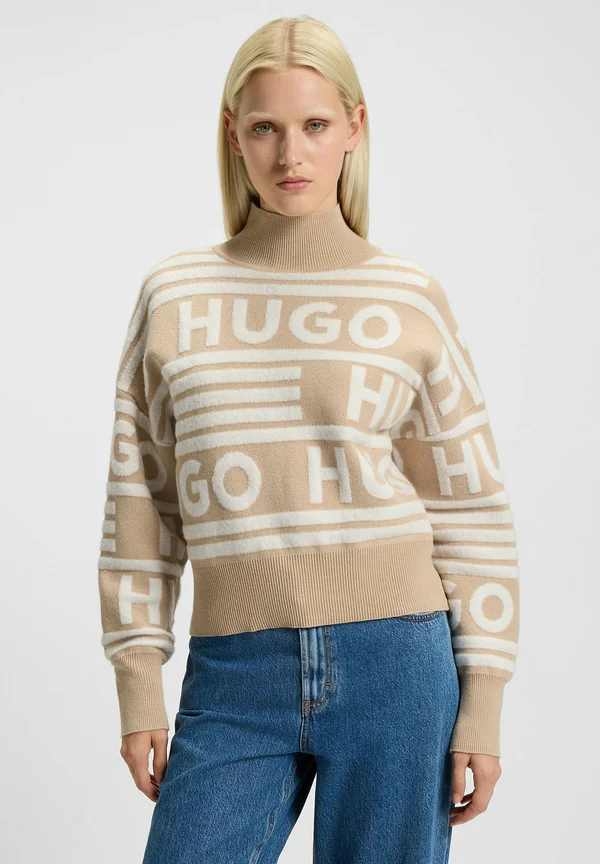 SISMINA - Strickpullover - open beige twelve