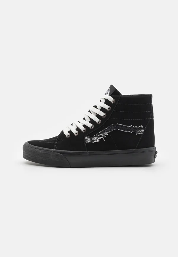 SK8-HI TAPERED UNISEX - Sneaker high - denim destroy black/black