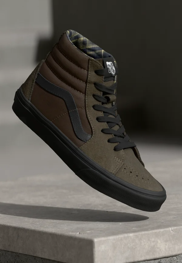 SK8-HI UNISEX - Sneaker high - thrift store brown/multi-coloured