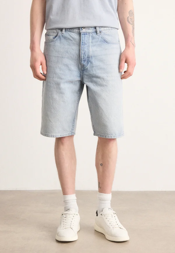 SKATE - Jeans Shorts - turquoise/aqua