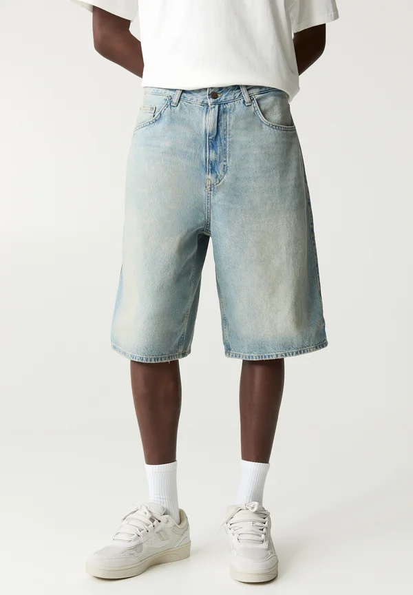 SKATER - Jeans Shorts - blue