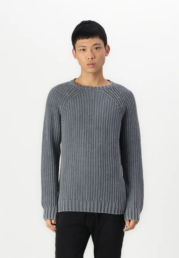 SKEPTA - Strickpullover - denim acid washed