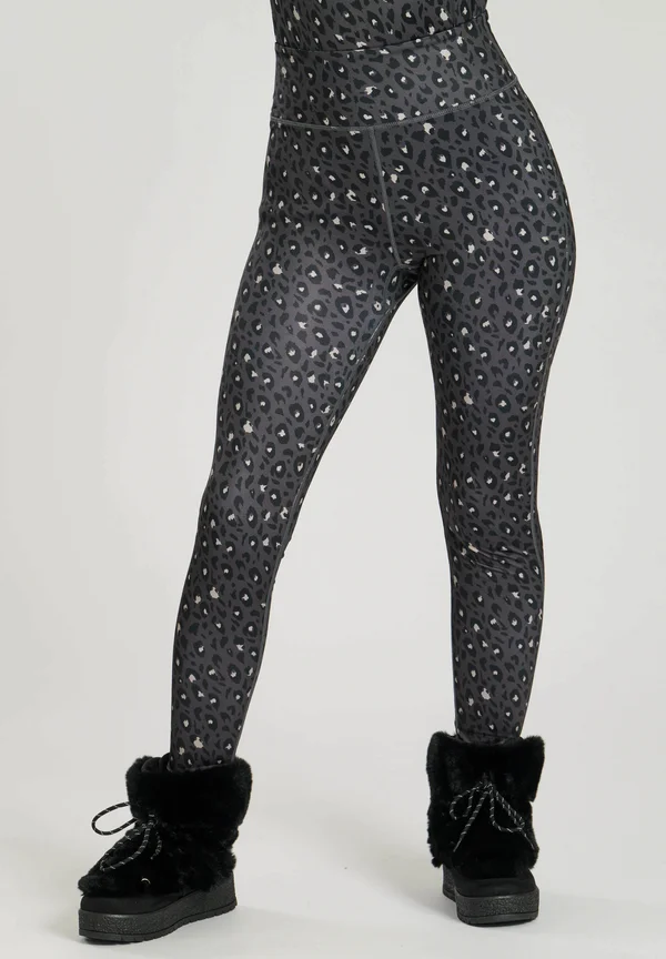 SKI BASE LAYER - Tights - black