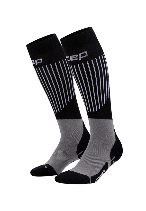 SKI COMPRESSION ULTRALIGHT TALL - Kniestrümpfe - black grey