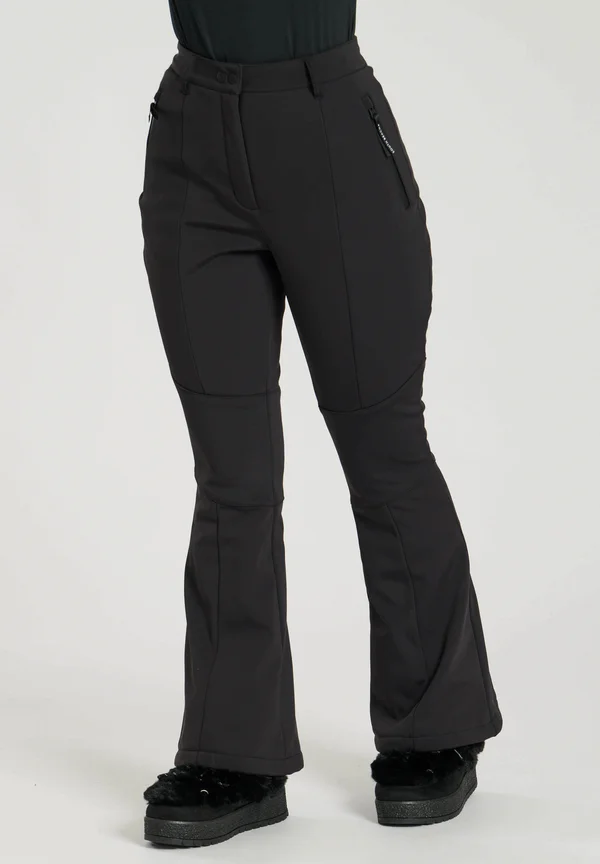 SKI FLARED PANT - Skihose - black