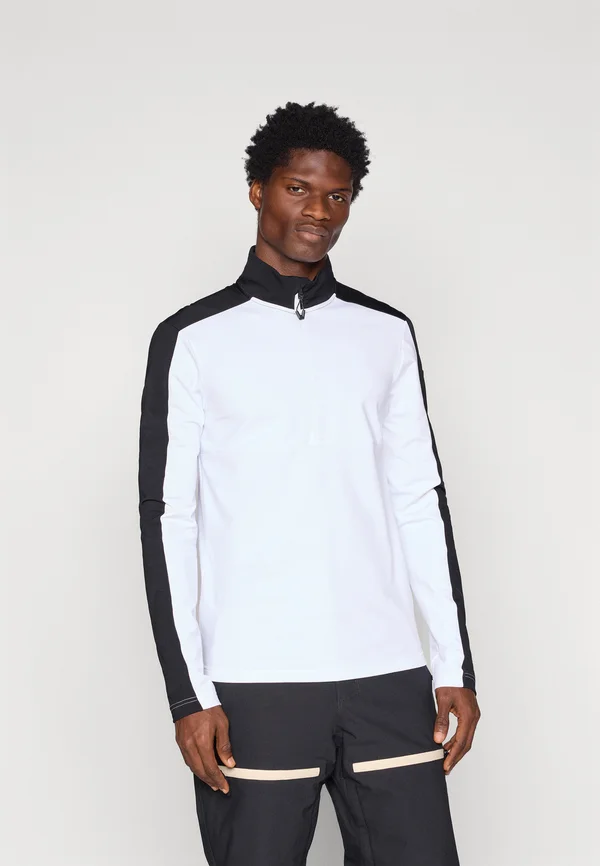 SKI KITZBUHEL POWERSTRETCH COLORBLOCK - Langarmshirt - white