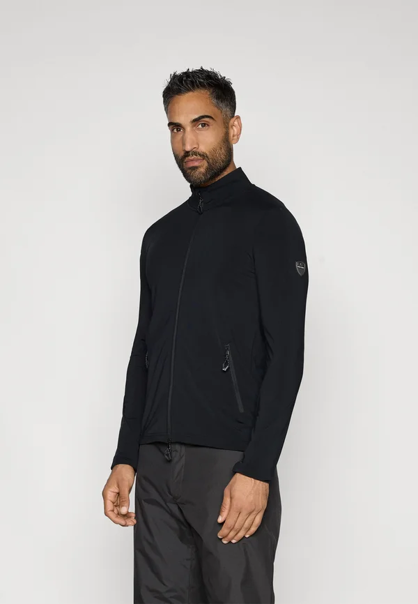 SKI KITZBUHEL POWERSTRETCH COLORBLOCK  - Trainingsjacke - black