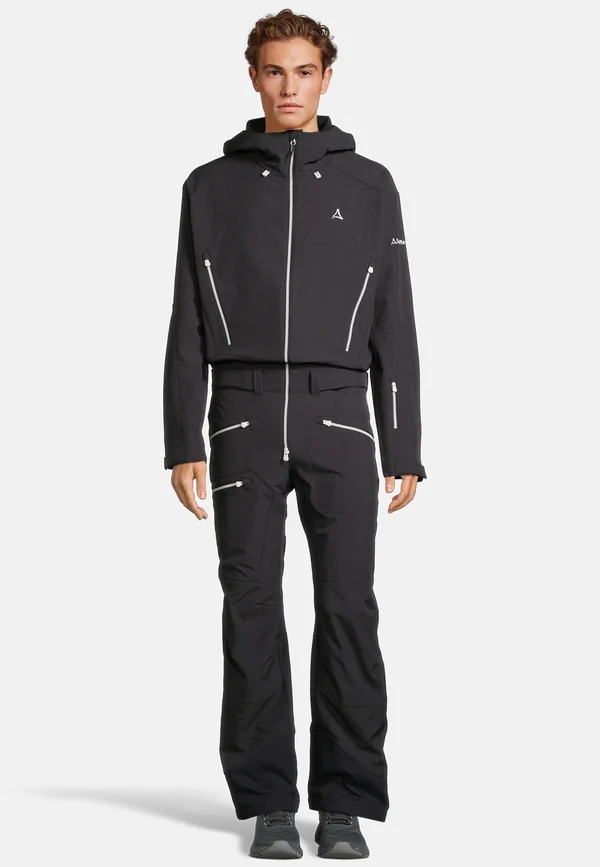 SKI-OVERALL HINTERTUX - Schneeanzug - black