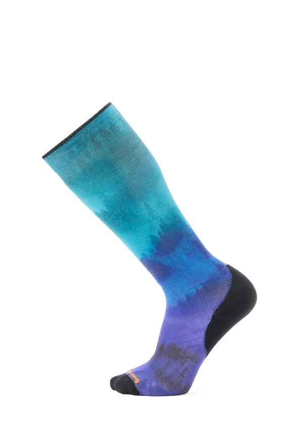 SKI TARGETED CUSHION COMPRESSION PRINT OTC - Sportsocken - black