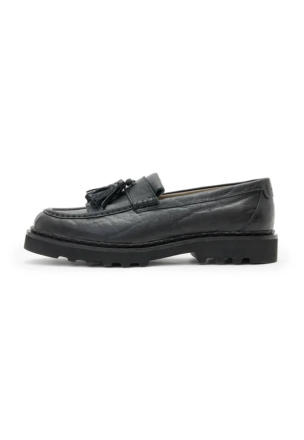 SKIFF TASSLE  - Slipper - black grain