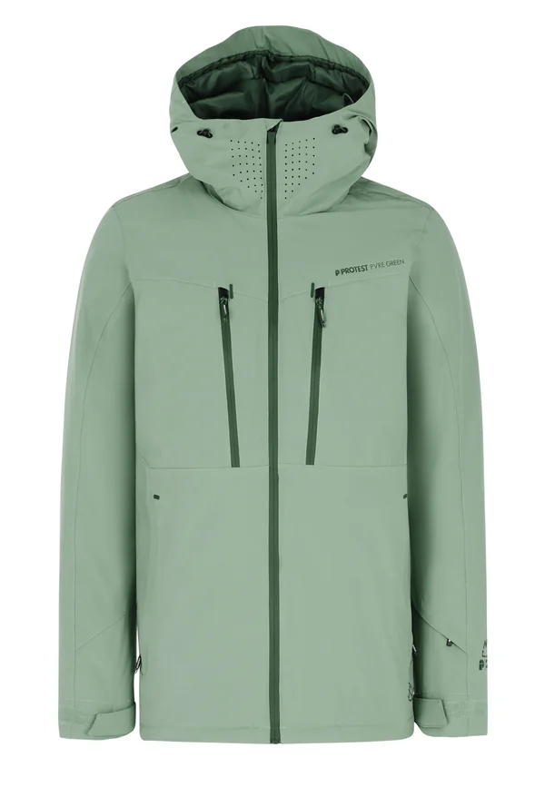 Skijacke - marl green