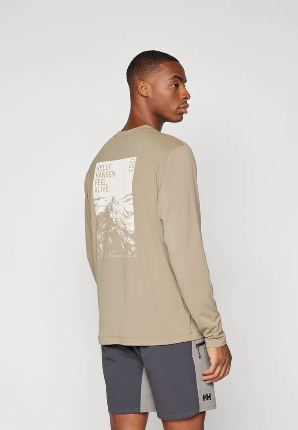 SKOG GRAPHIC TEE - Langarmshirt - pebble