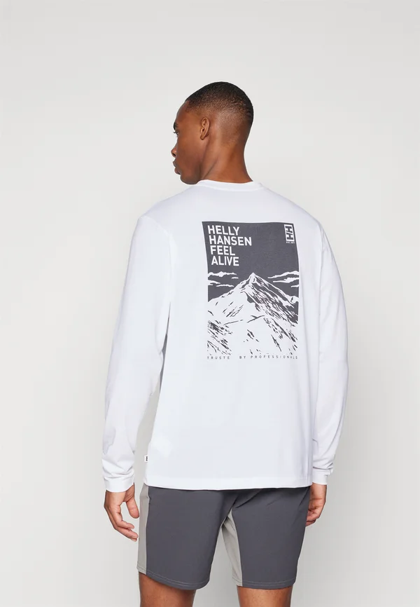 SKOG GRAPHIC TEE - Langarmshirt - white