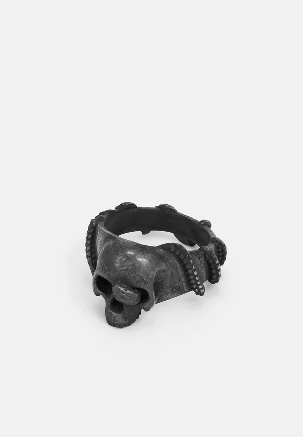 SKULL UNISEX - Ring - dark grey