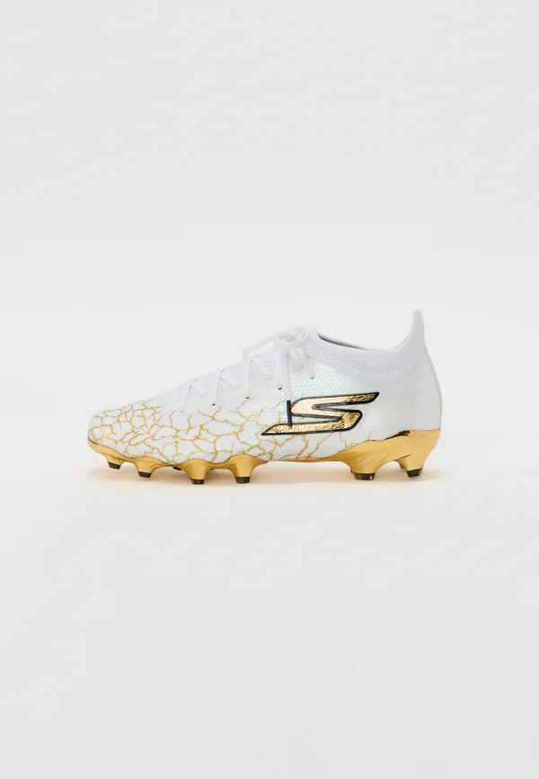 SKX ELITE FG - Fußballschuh Nocken - white/gold trim