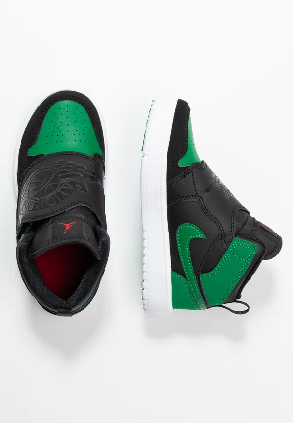 SKY JORDAN 1 - Sneaker high - black/pine green/gym red