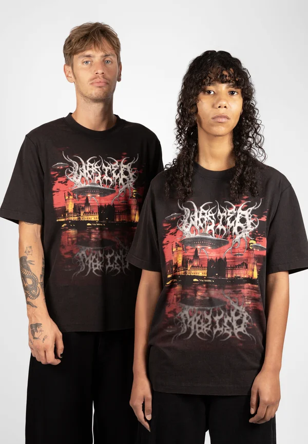 SKYLAB UNISEX - T-Shirt print - faded black