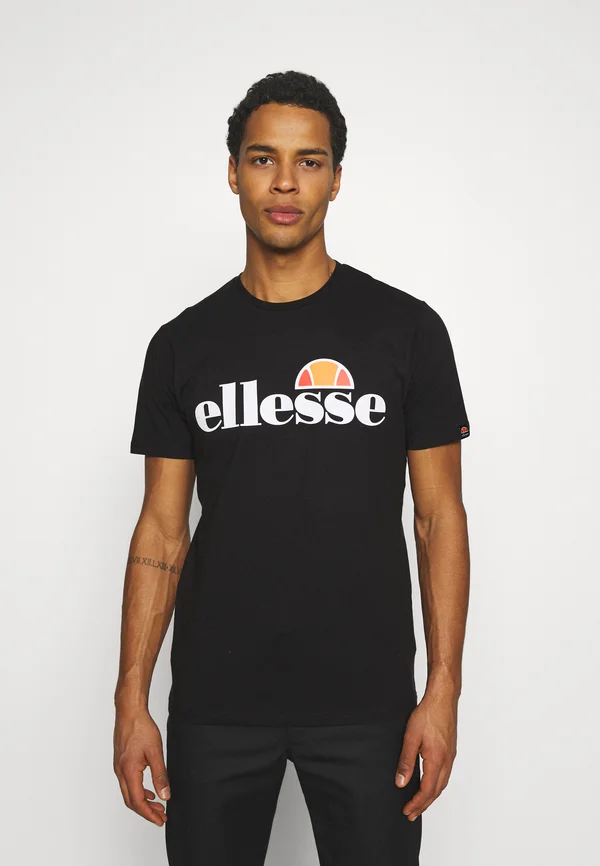 SL PRADO TEE - T-Shirt print - black