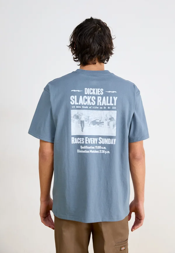SLACKS RALLY TEE - T-Shirt print - stormy weather
