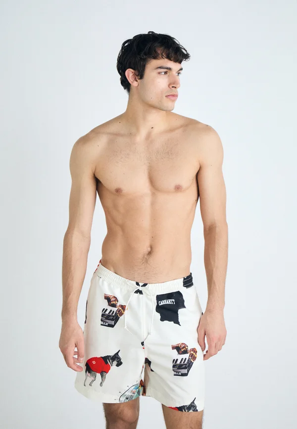 SLATER SWIM TRUNKS - Badeshorts - white