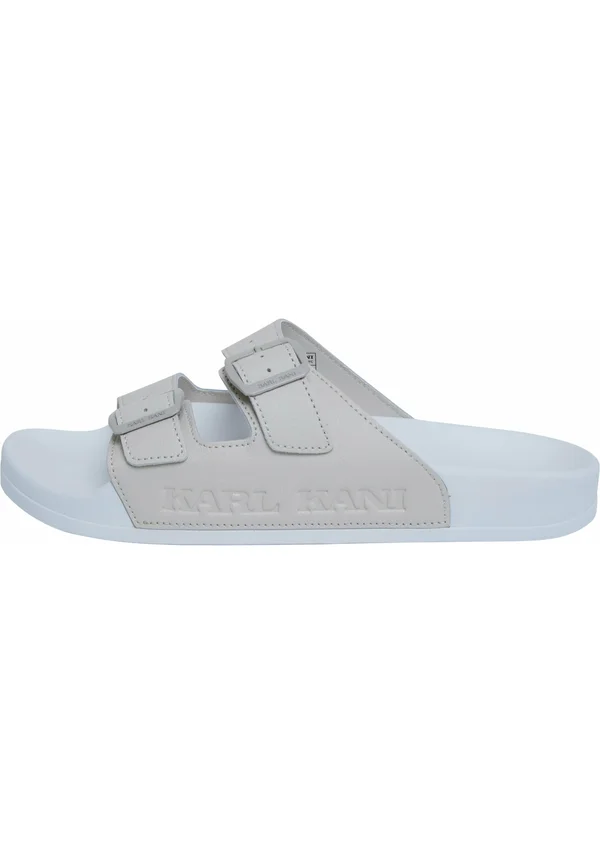 SLDSW  POOL - Pantolette flach - beige white
