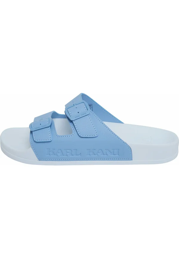 SLDSW  POOL - Pantolette flach - lightblue white