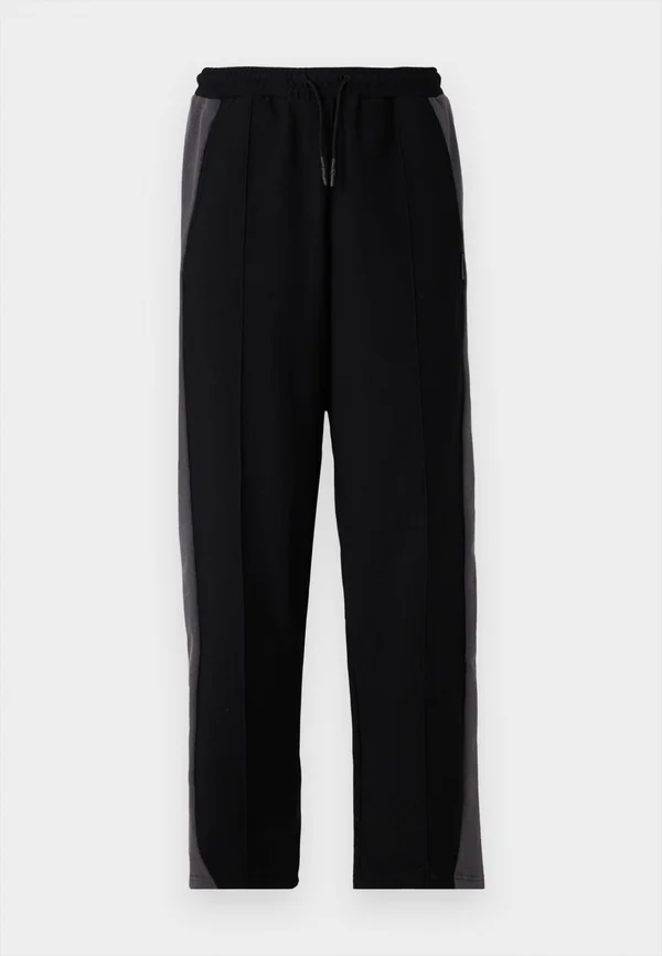 SLEEK CONTRAST TRACK PANT UNISEX - Jogginghose - black