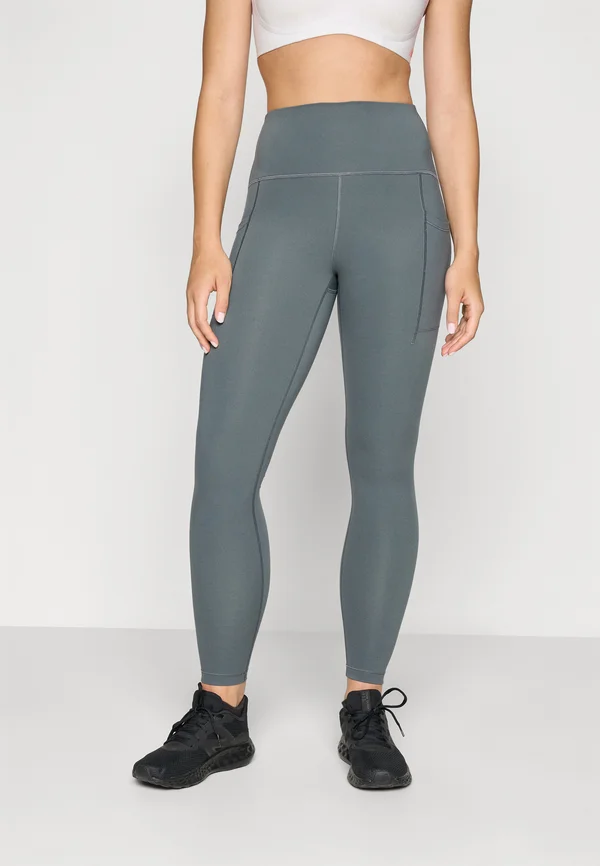 SLEEK POCKET HIGH RISE LEGGING - Lauftights - graphite
