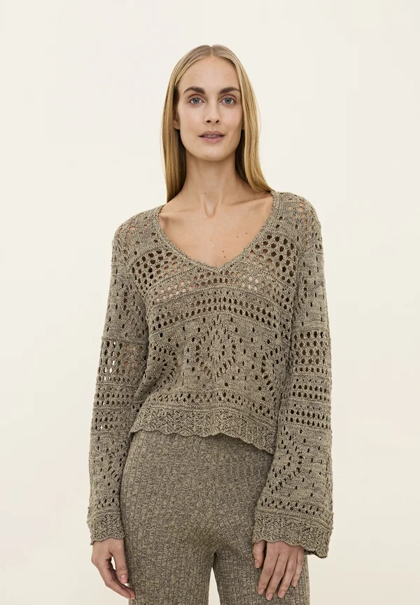SLEEP IN - Strickpullover - green vintage