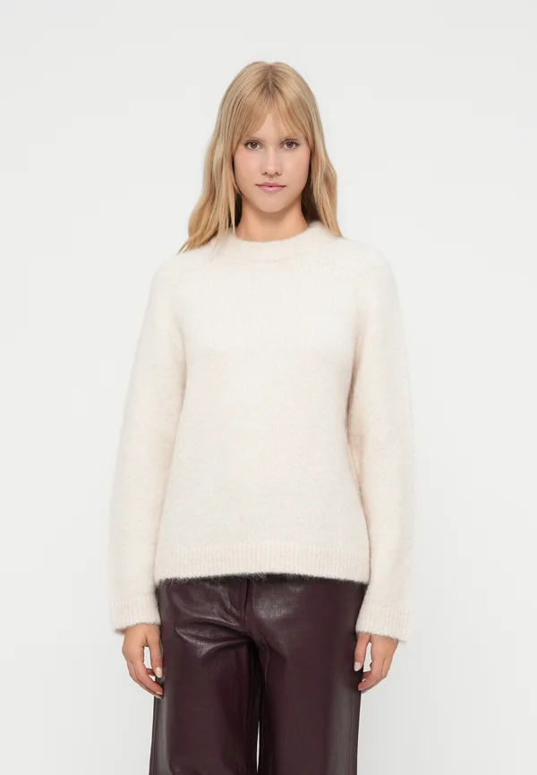 SLFGABELLA BOW O NECK - Strickpullover - birch