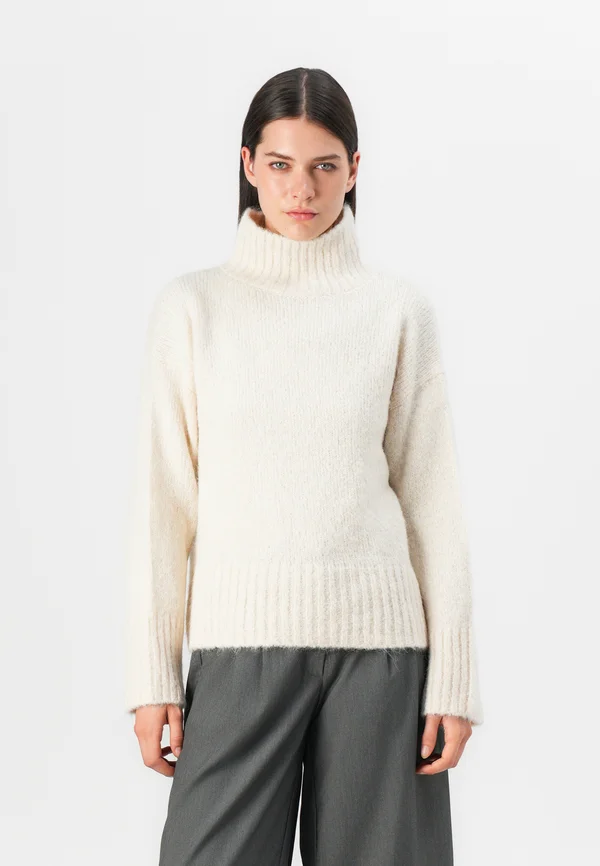 SLFGABRIELLA HIGH NECK  - Strickpullover - birch