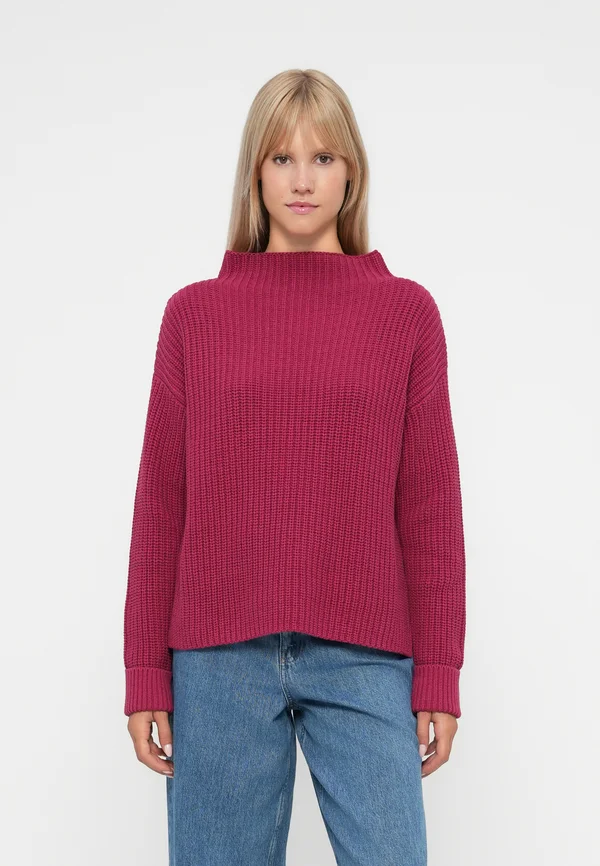 SLFSELMA SUS LS NOOS - Strickpullover - anemone