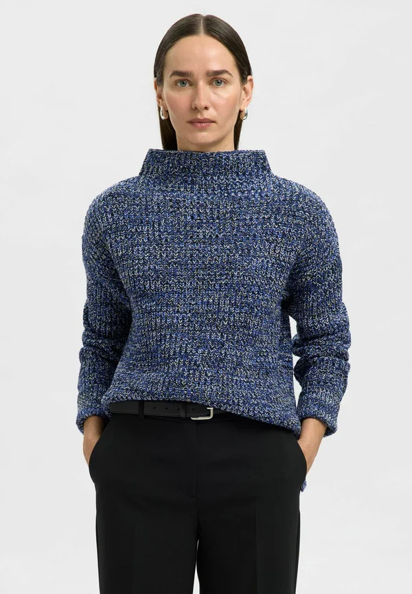 SLFSELMA SUS - Strickpullover - blau