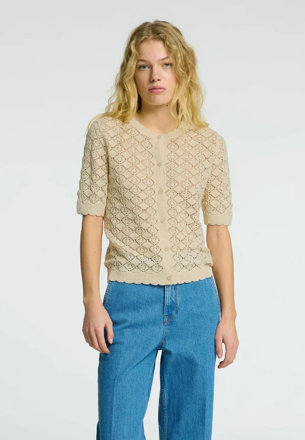 SLFSOFIA 2/4 - Strickjacke - birch