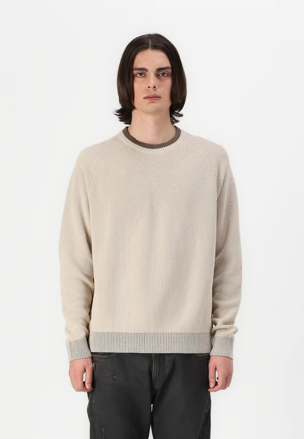 SLHBRION CREW NECK - Strickpullover - oatmeal