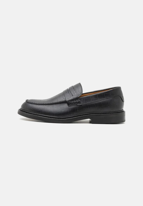 SLHCARTER PENNY LOAFER - Slipper - black