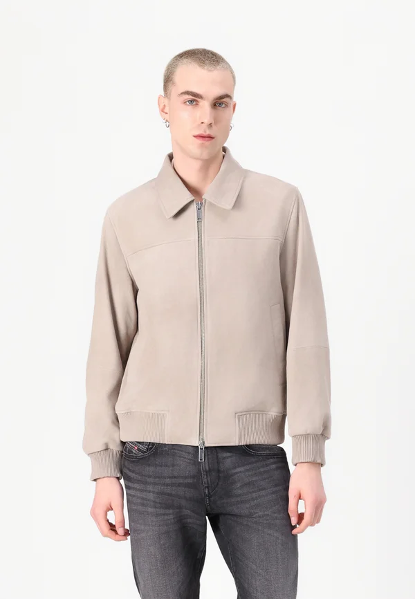 SLHDEON JACKET - Lederjacke - incense