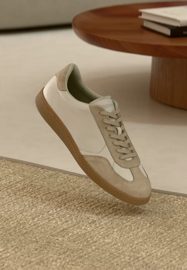 SLHFINLEY - Sneaker low - white/sand
