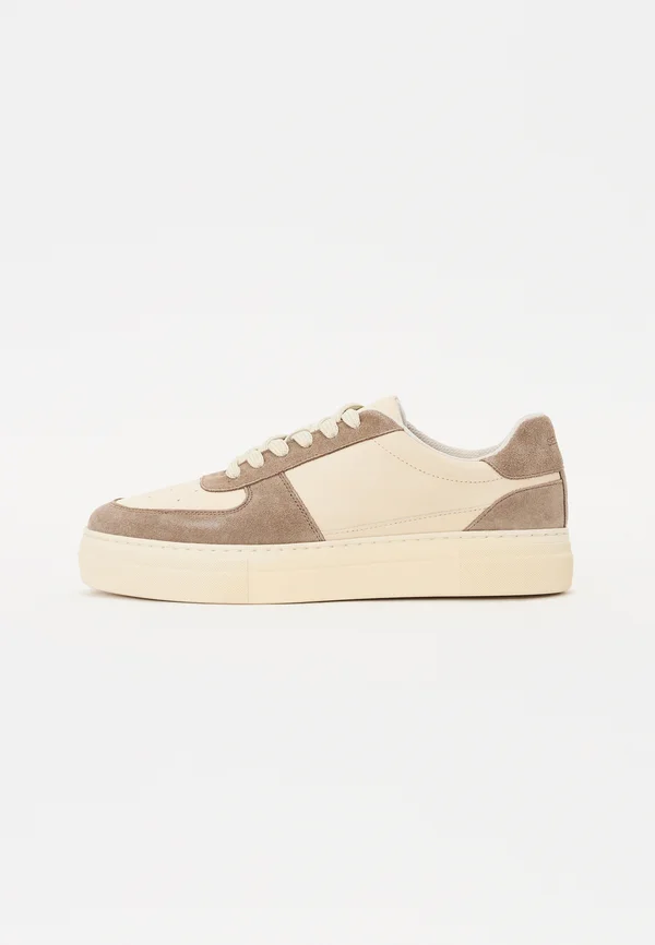 SLHHARALD MIX  - Sneaker low - greige