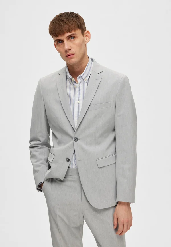 SLHSLIM-LIAM - Sakko - light grey melange