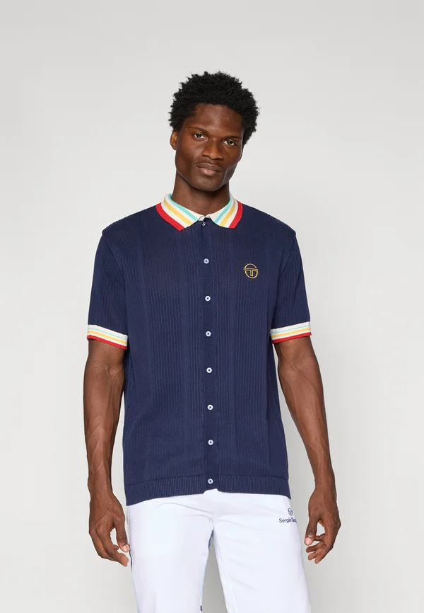 SLICE - Poloshirt - maritime blue/gold-coloured