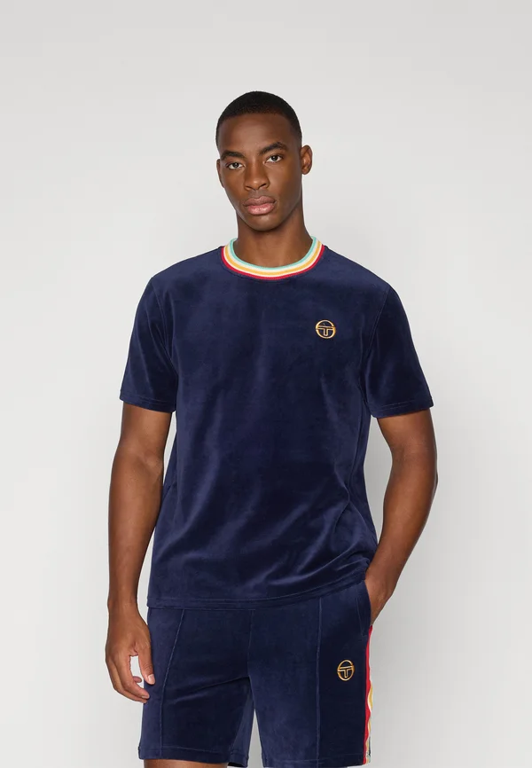 SLICE TEE - T-Shirt basic - maritime blue/gold