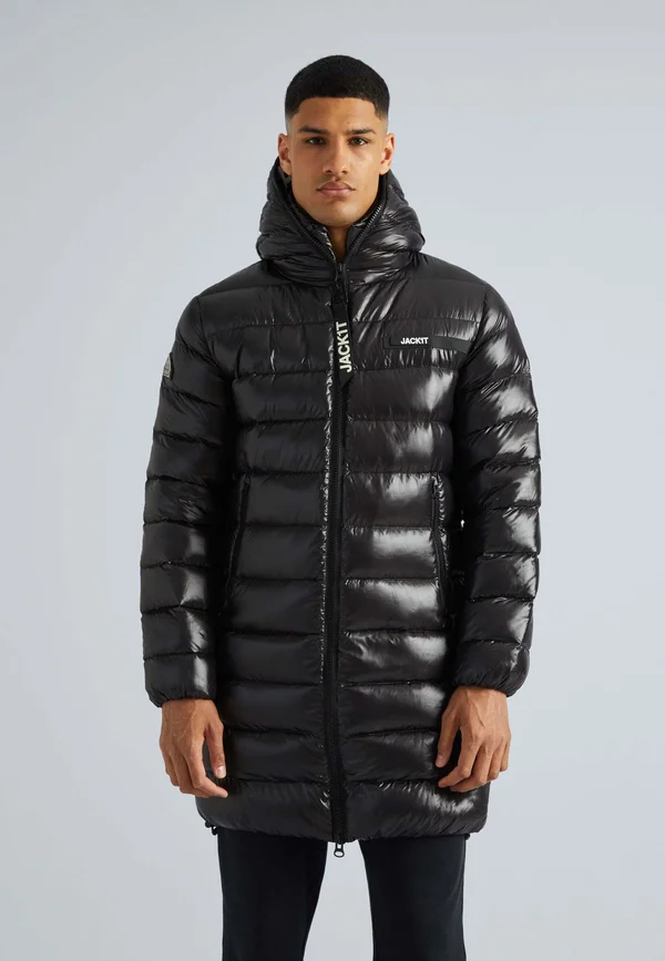 SLICK  - Daunenmantel - black
