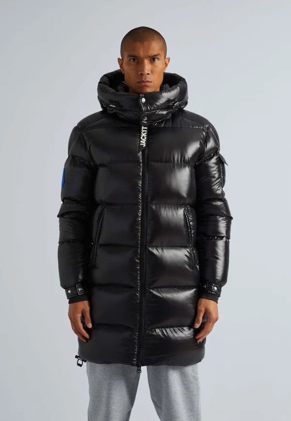 SLICK PUFFER  - Daunenmantel - black black