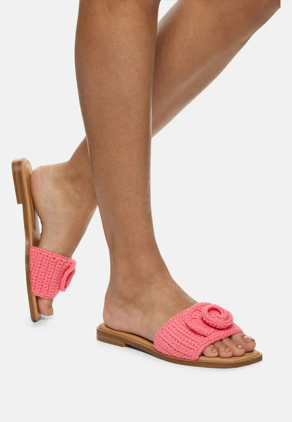 SLIDE - Pantolette flach - medium pink