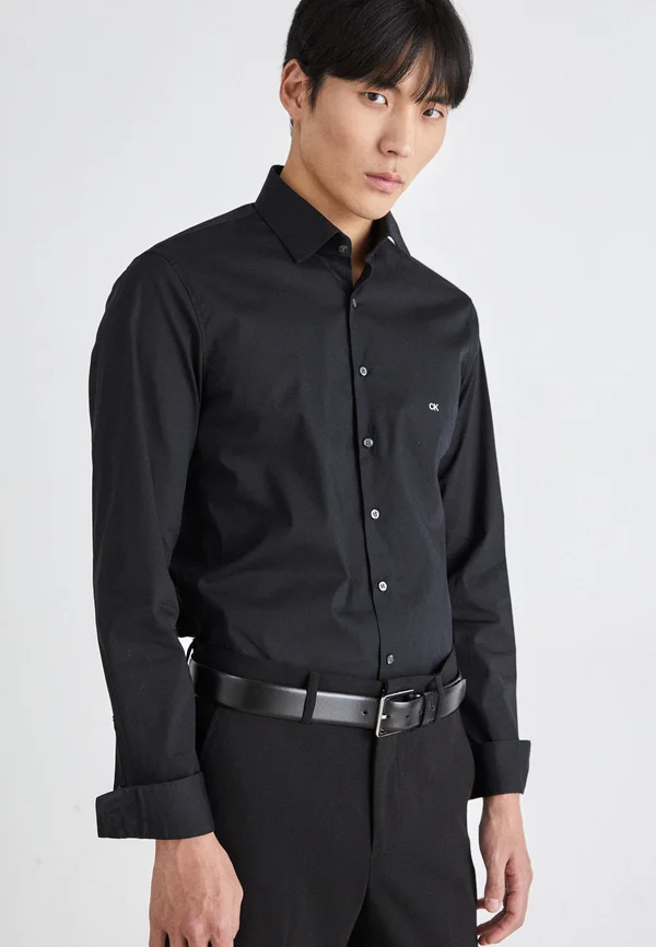 SLIM - Businesshemd - black