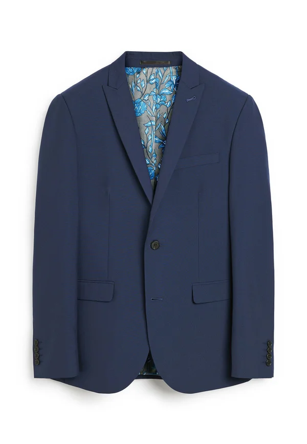 SLIM FIT 2 BUTTON - Anzugsakko - bright blue