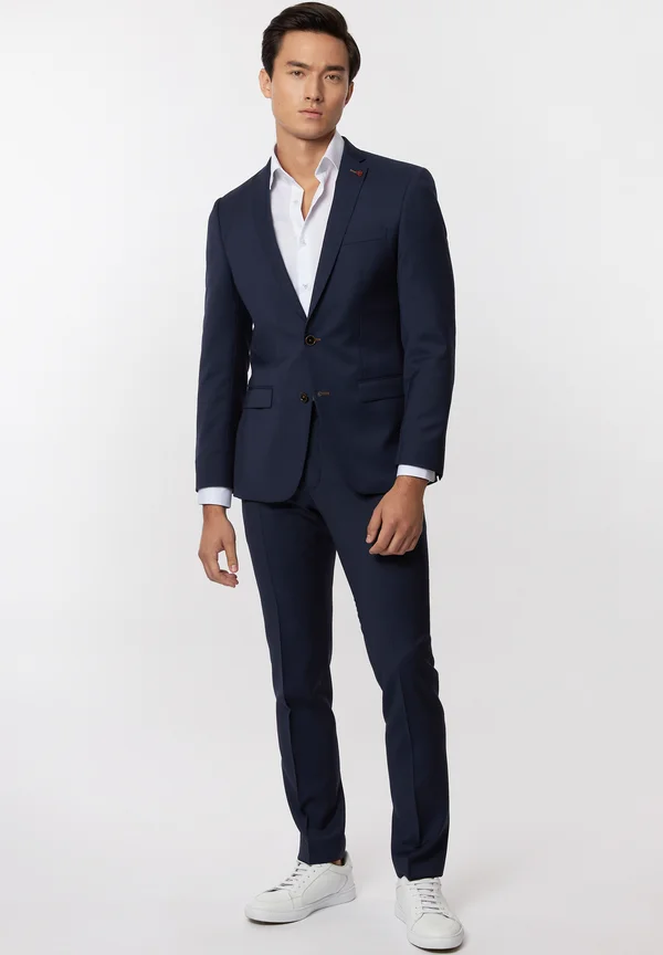 SLIM FIT - Anzug - dark blue
