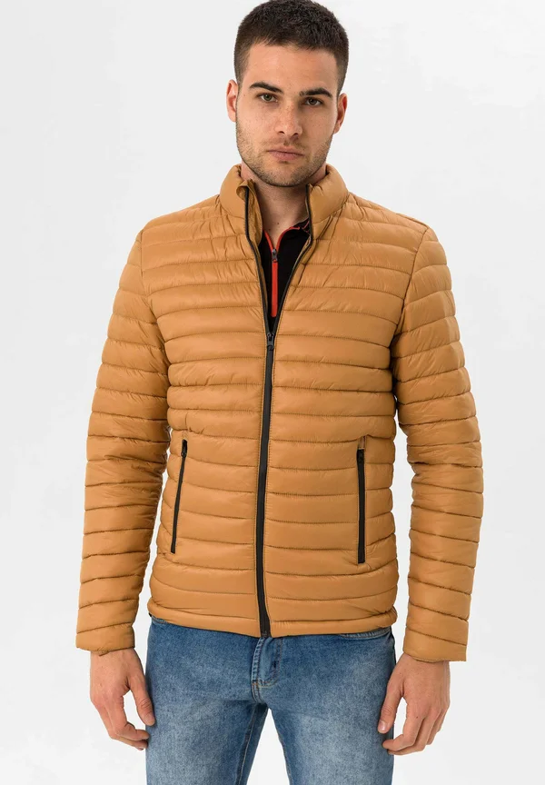 SLIM FIT - Übergangsjacke - mustard