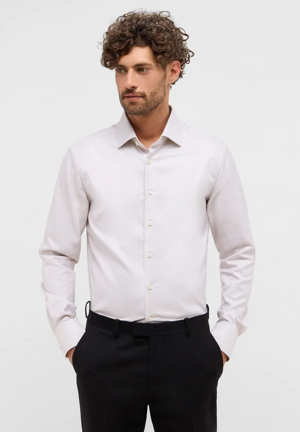 SLIM FIT - Businesshemd - beige